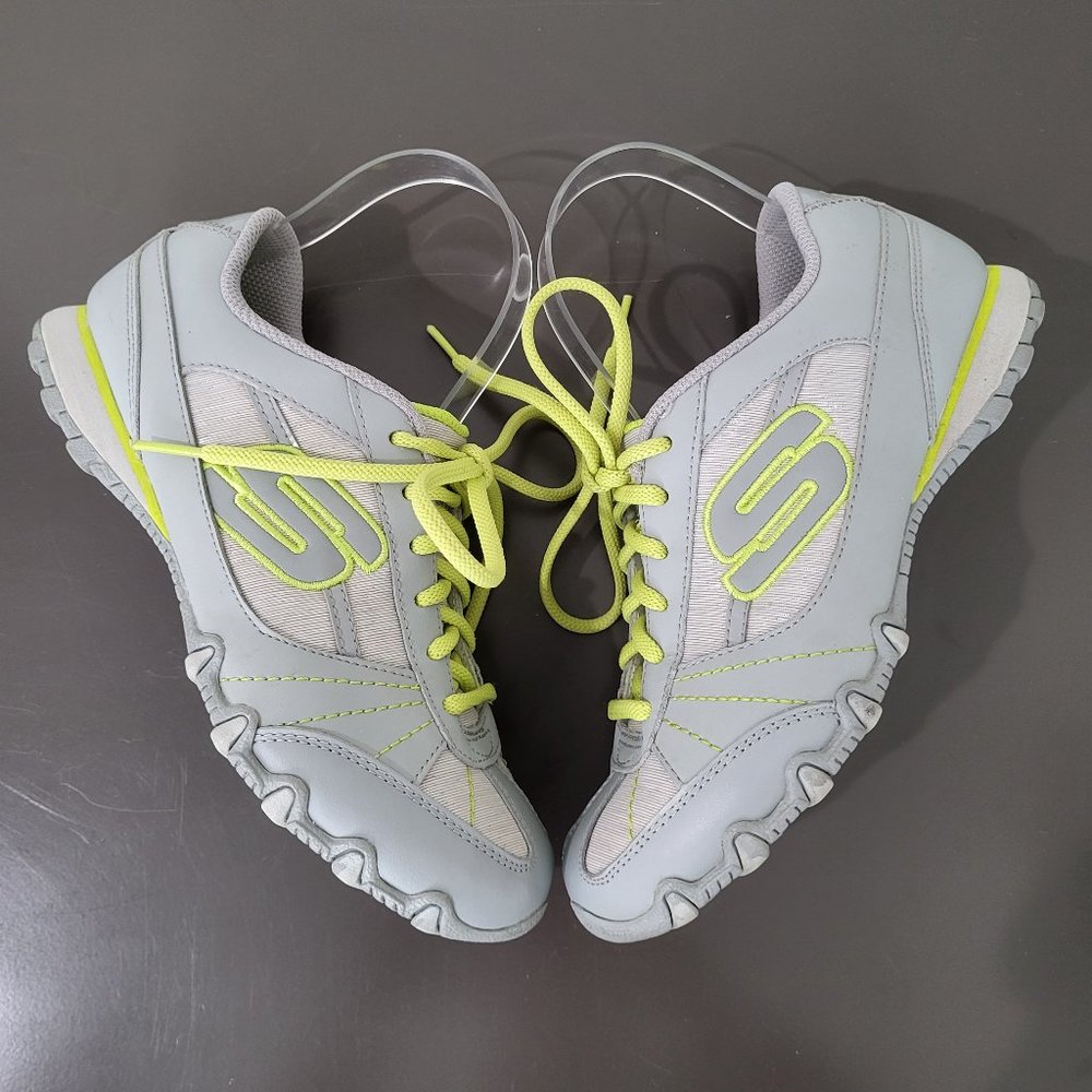 Skechers Active Bikers-Fiesta Gray Shoes S 6.5